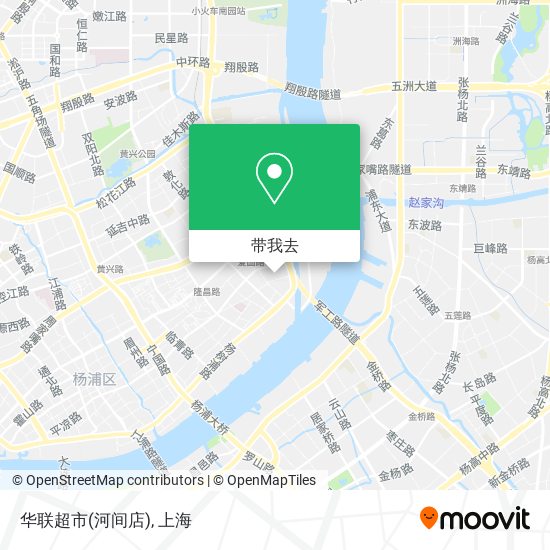 华联超市(河间店)地图