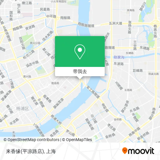 来香缘(平凉路店)地图