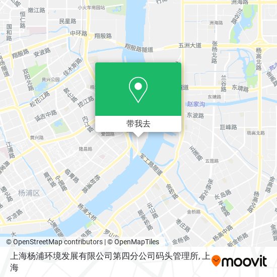 上海杨浦环境发展有限公司第四分公司码头管理所地图