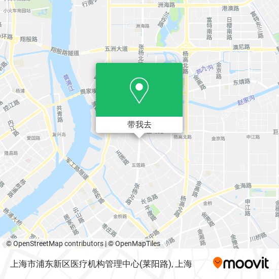 上海市浦东新区医疗机构管理中心(莱阳路)地图