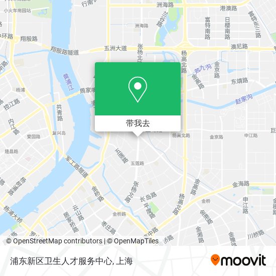 浦东新区卫生人才服务中心地图