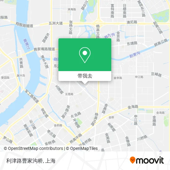 利津路曹家沟桥地图
