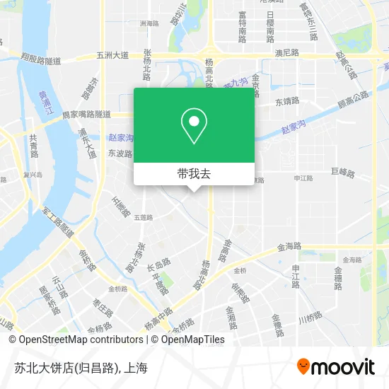 苏北大饼店(归昌路)地图