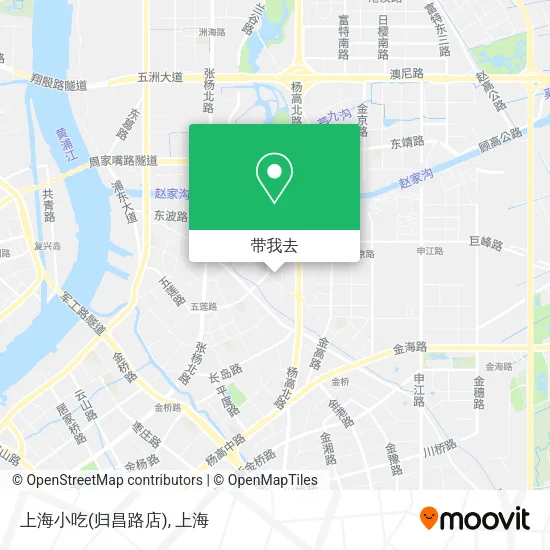 上海小吃(归昌路店)地图