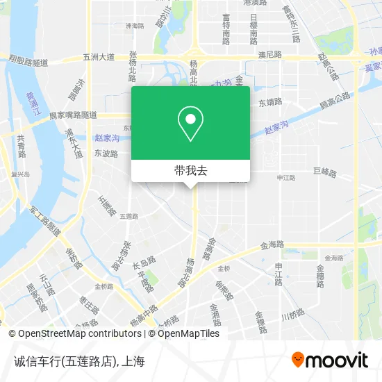 诚信车行(五莲路店)地图