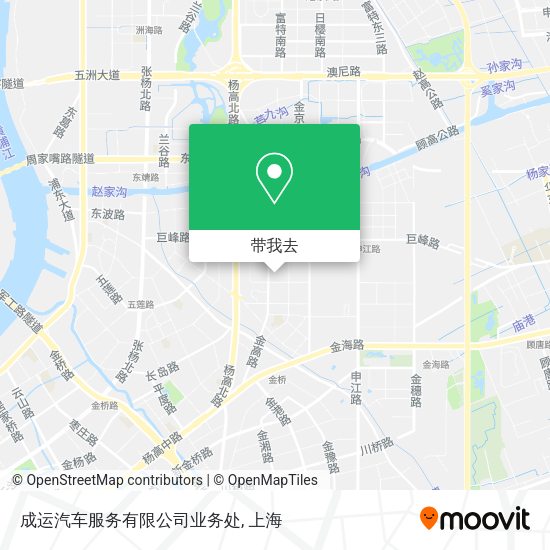 成运汽车服务有限公司业务处地图
