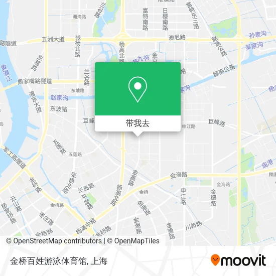 金桥百姓游泳体育馆地图
