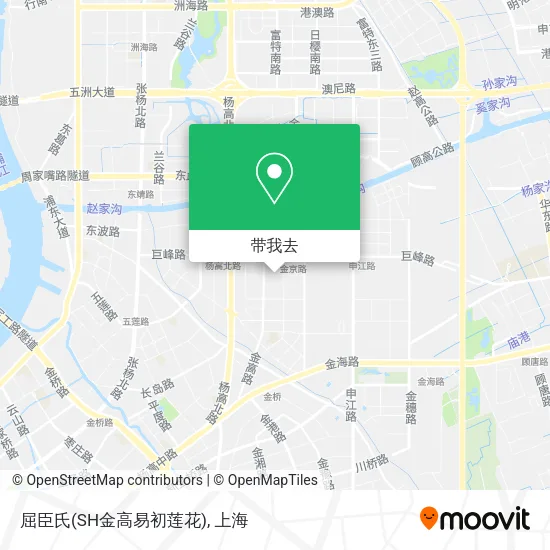 屈臣氏(SH金高易初莲花)地图