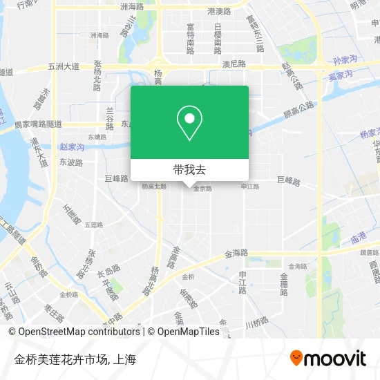 金桥美莲花卉市场地图