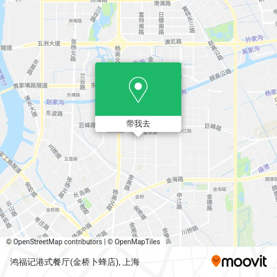 鸿福记港式餐厅(金桥卜蜂店)地图