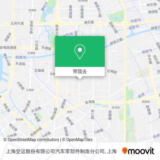 上海交运股份有限公司汽车零部件制造分公司地图