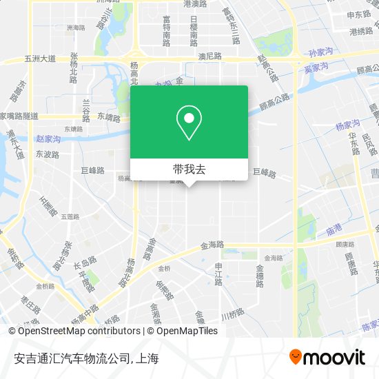 安吉通汇汽车物流公司地图