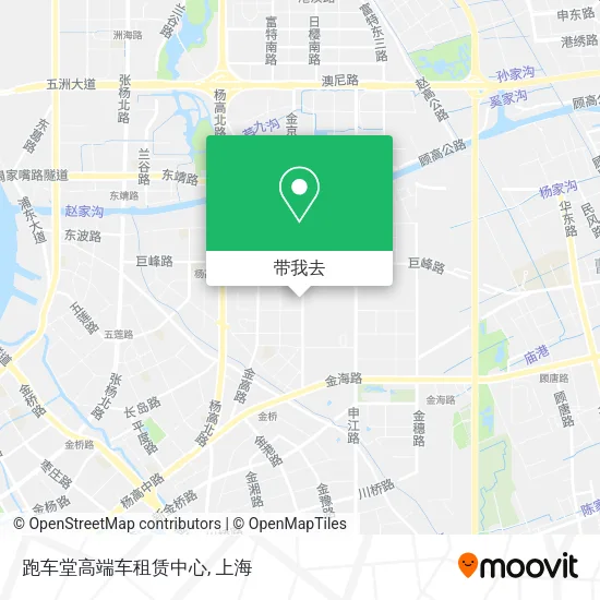 跑车堂高端车租赁中心地图