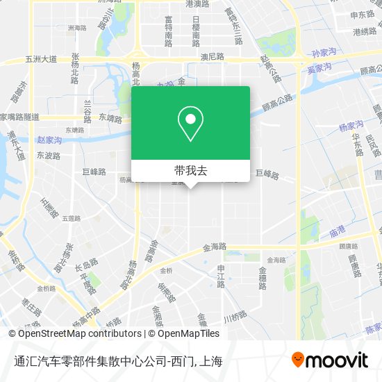 通汇汽车零部件集散中心公司-西门地图