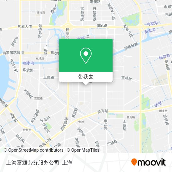 上海富通劳务服务公司地图