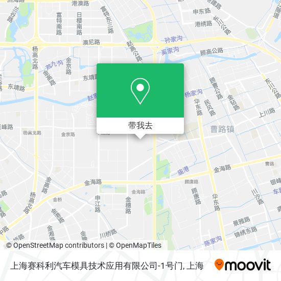 上海赛科利汽车模具技术应用有限公司-1号门地图