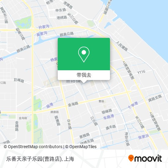 乐番天亲子乐园(曹路店)地图