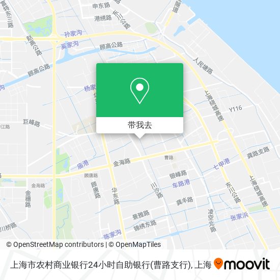 上海市农村商业银行24小时自助银行(曹路支行)地图
