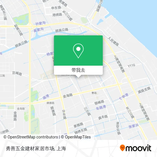 勇善五金建材家居市场地图