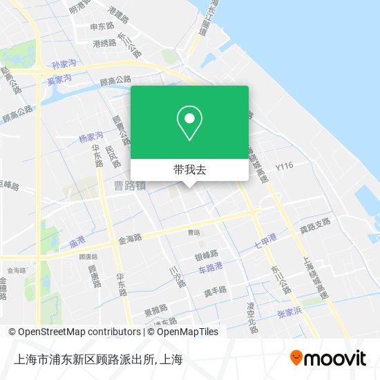 上海市浦东新区顾路派出所地图