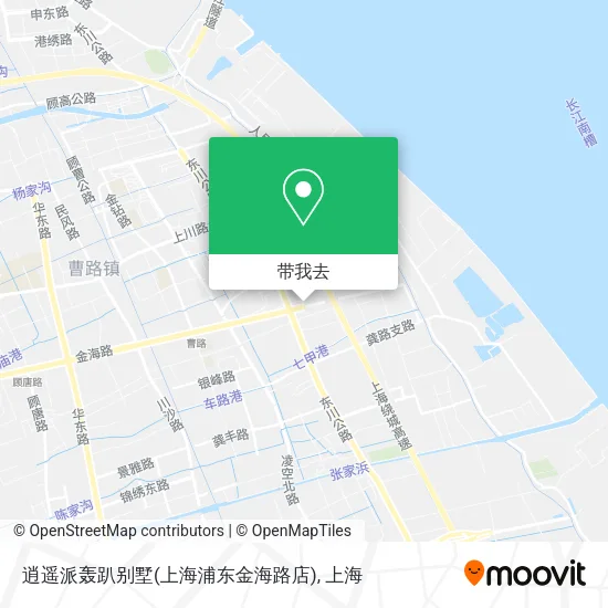 逍遥派轰趴别墅(上海浦东金海路店)地图