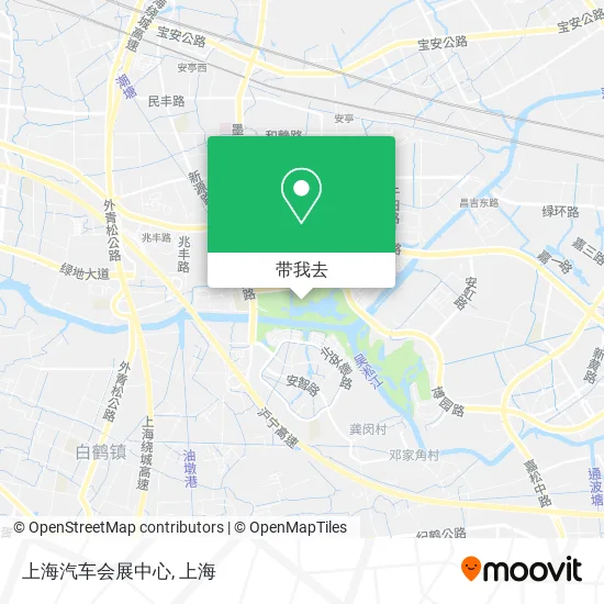 上海汽车会展中心地图