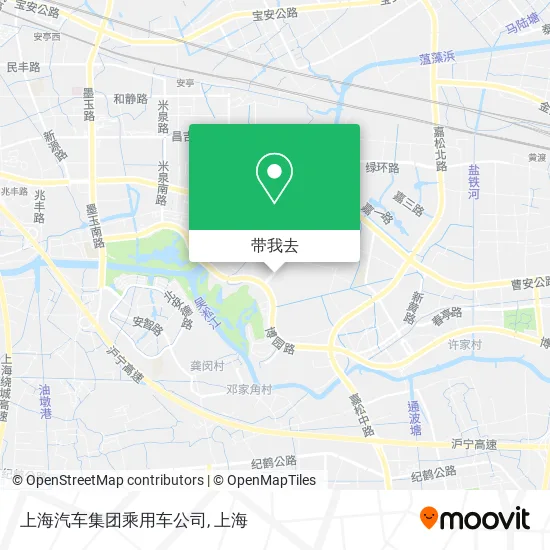 上海汽车集团乘用车公司地图