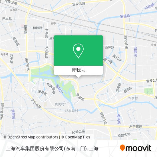 上海汽车集团股份有限公司(东南二门)地图