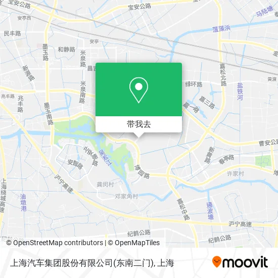 上海汽车集团股份有限公司(东南二门)地图
