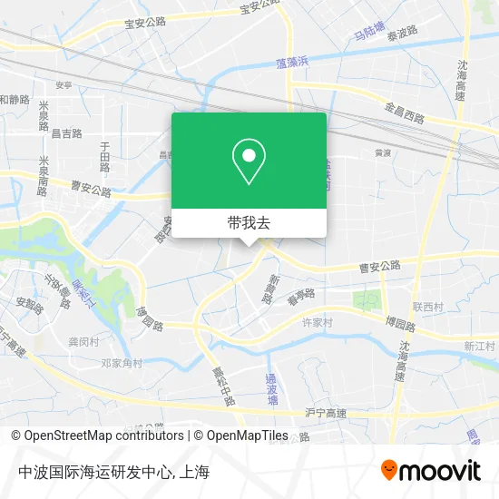 中波国际海运研发中心地图
