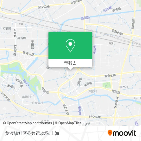黄渡镇社区公共运动场地图