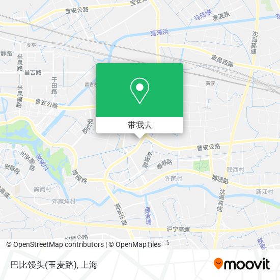 巴比馒头(玉麦路)地图