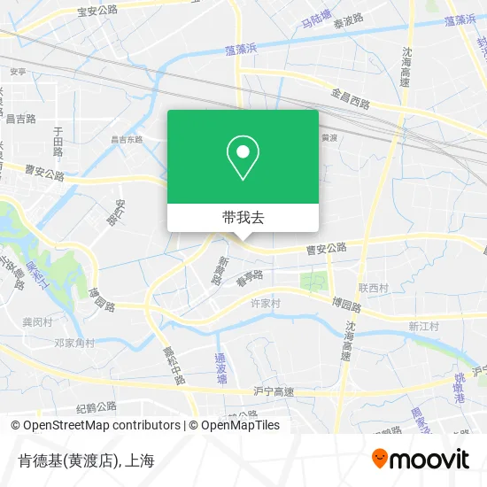 肯德基(黄渡店)地图