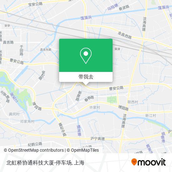 北虹桥协通科技大厦-停车场地图