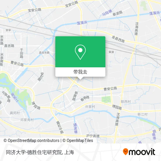 同济大学-德胜住宅研究院地图