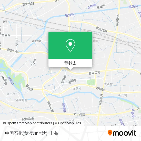 中国石化(黄渡加油站)地图