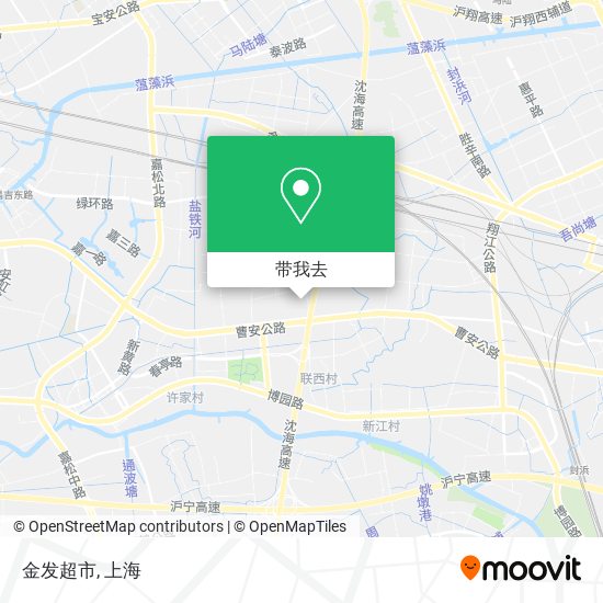 金发超市地图