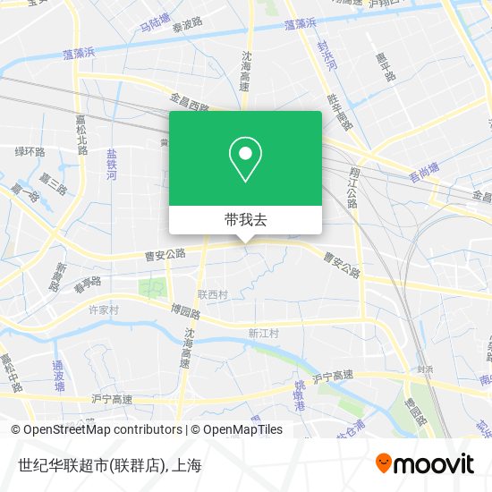 世纪华联超市(联群店)地图