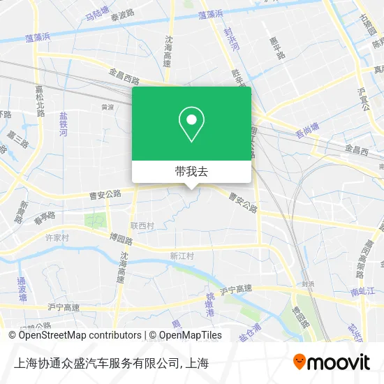 上海协通众盛汽车服务有限公司地图