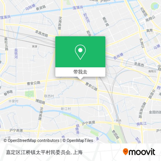 嘉定区江桥镇太平村民委员会地图