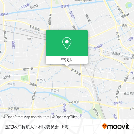 嘉定区江桥镇太平村民委员会地图