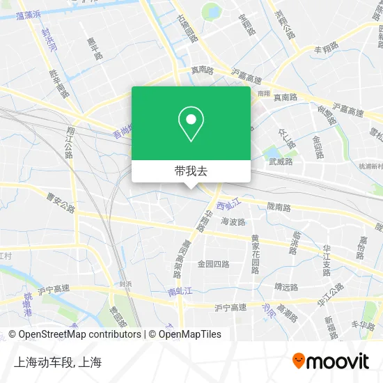 上海动车段地图