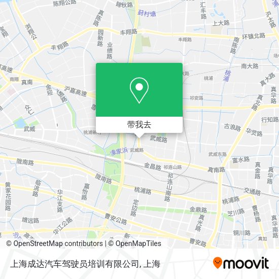 上海成达汽车驾驶员培训有限公司地图
