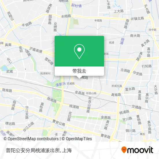 普陀公安分局桃浦派出所地图