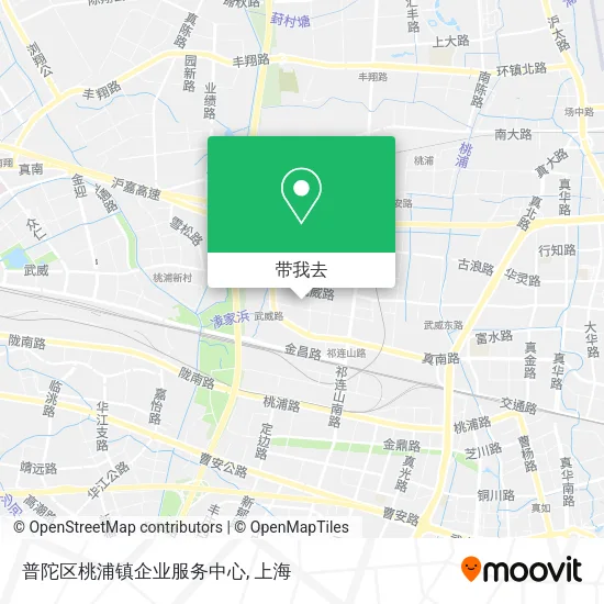 普陀区桃浦镇企业服务中心地图