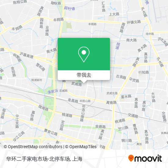 华环二手家电市场-北停车场地图