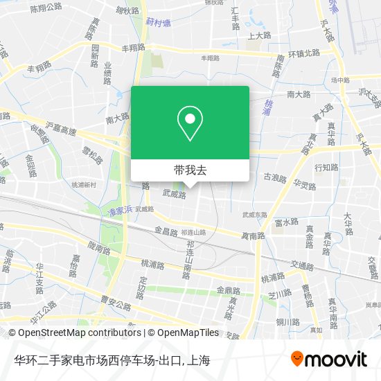 华环二手家电市场西停车场-出口地图