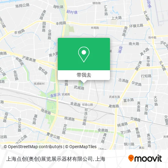 上海点创(奥创)展览展示器材有限公司地图