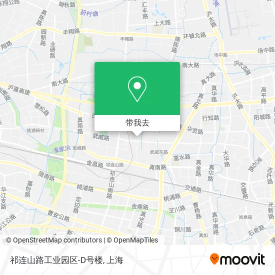 祁连山路工业园区-D号楼地图