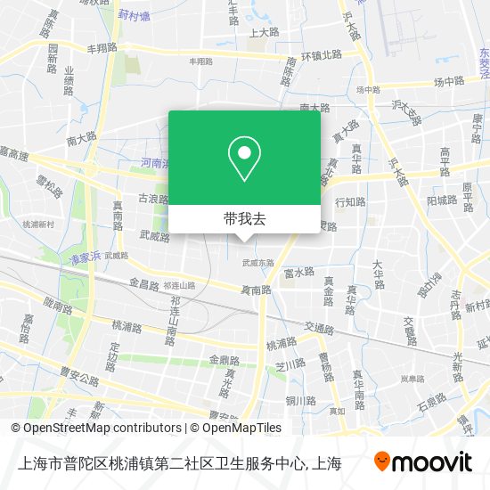 上海市普陀区桃浦镇第二社区卫生服务中心地图